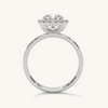 Lukson Cushion Glow Gold Lab Grown Diamond Solitaire Ring Online