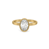 Oval Edge Lab Grown Diamond Ring