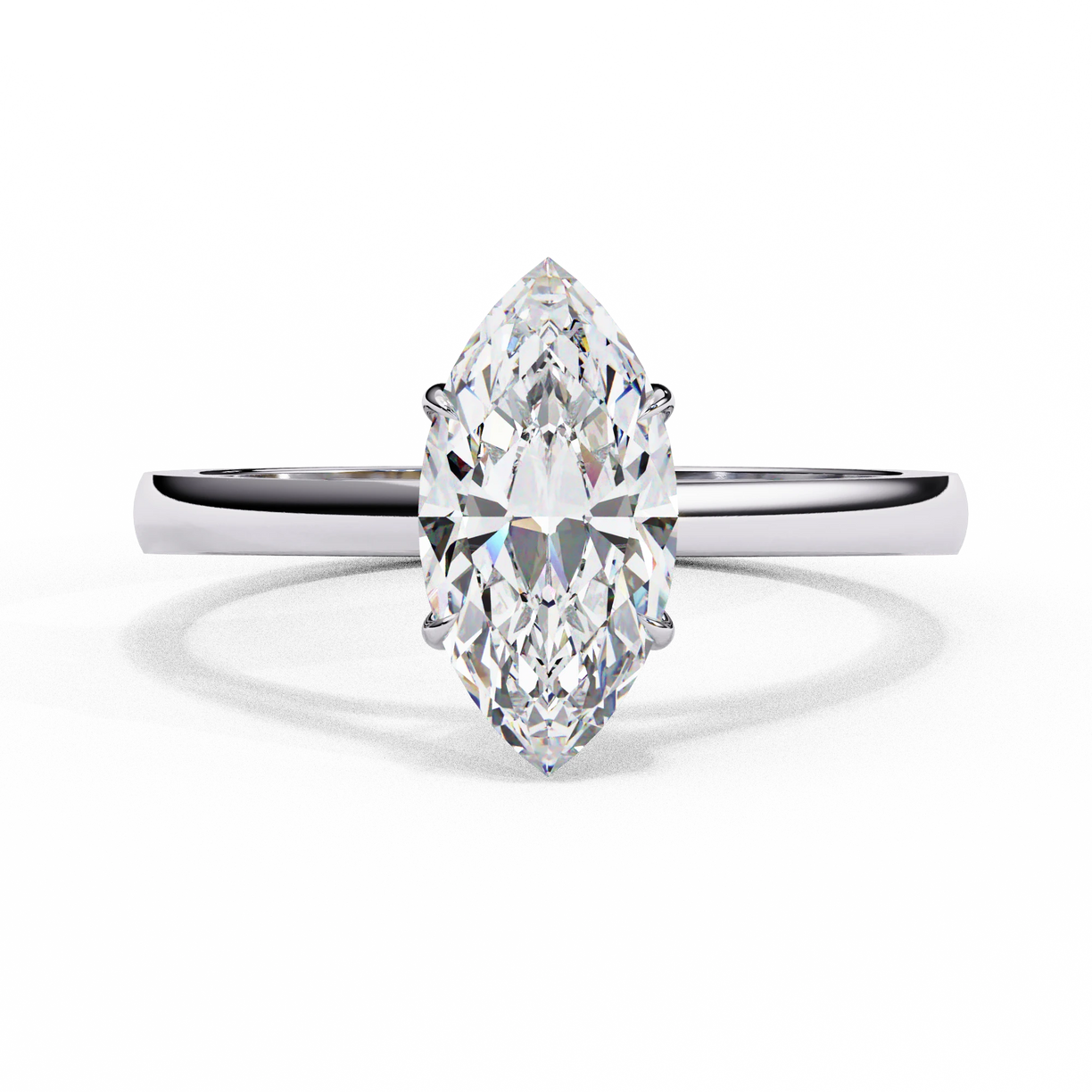 Frozen Marq - Pure Gold Lab Diamond Solitaire Ring