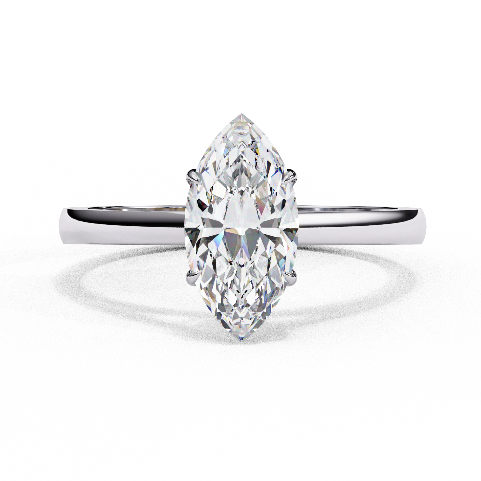 Frozen Marq - Pure Gold Lab Diamond Solitaire Ring
