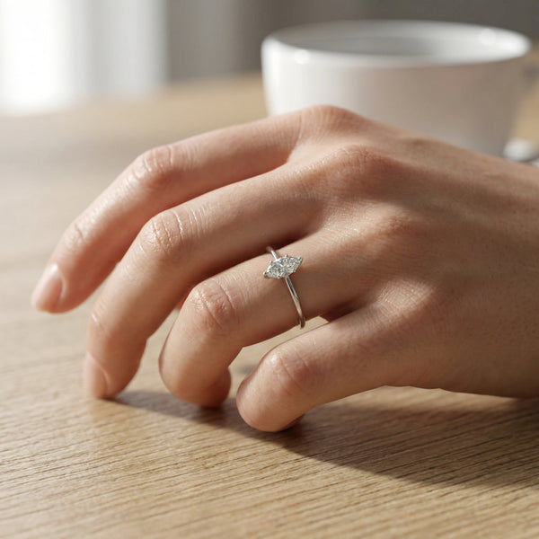 Frozen Marq - Pure Gold Lab Diamond Solitaire Ring