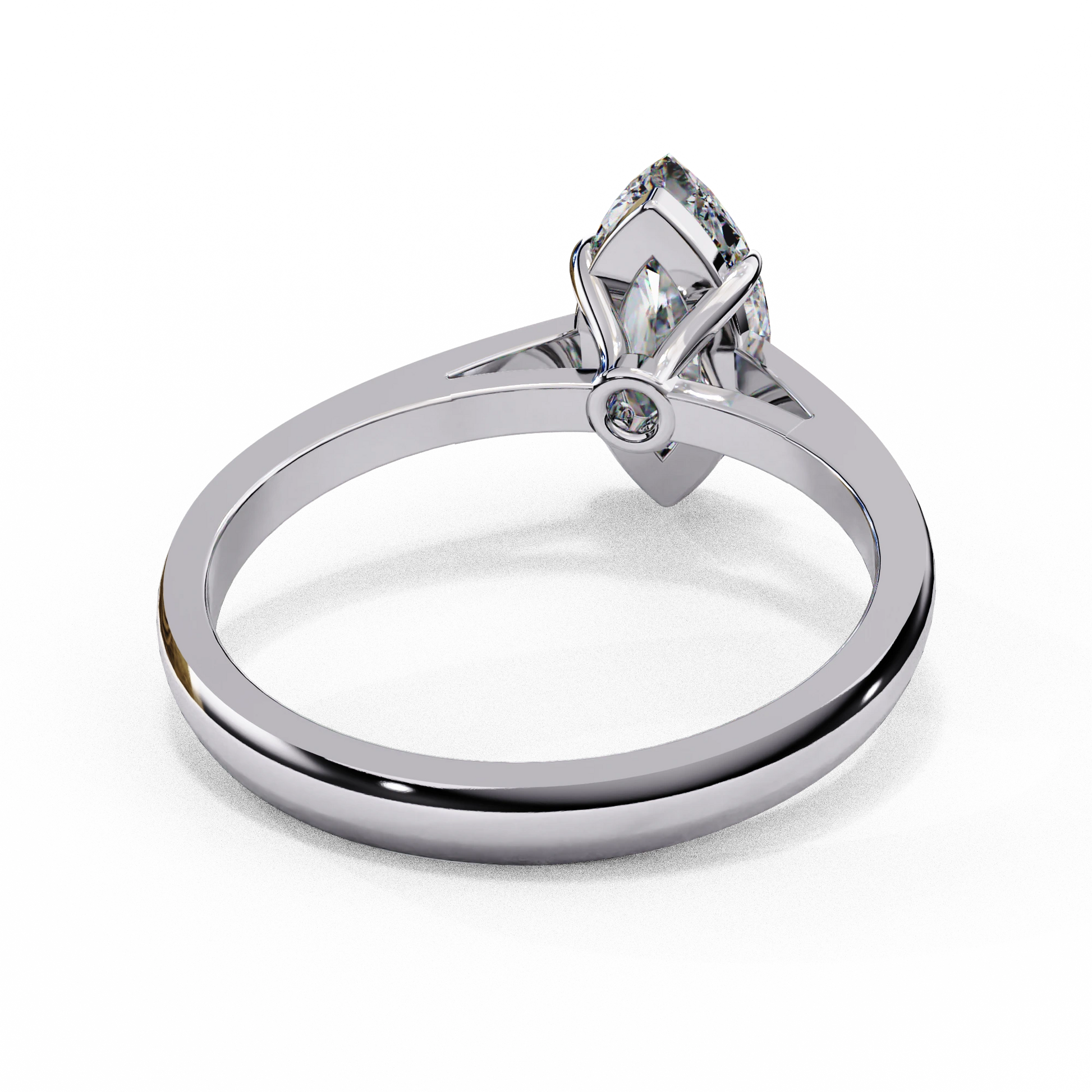 Frozen Marq - Pure Gold Lab Diamond Solitaire Ring