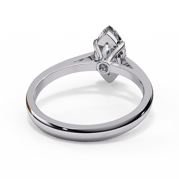 Lukson Frozen Marq Gold Lab Grown Diamond Solitaire Ring Online