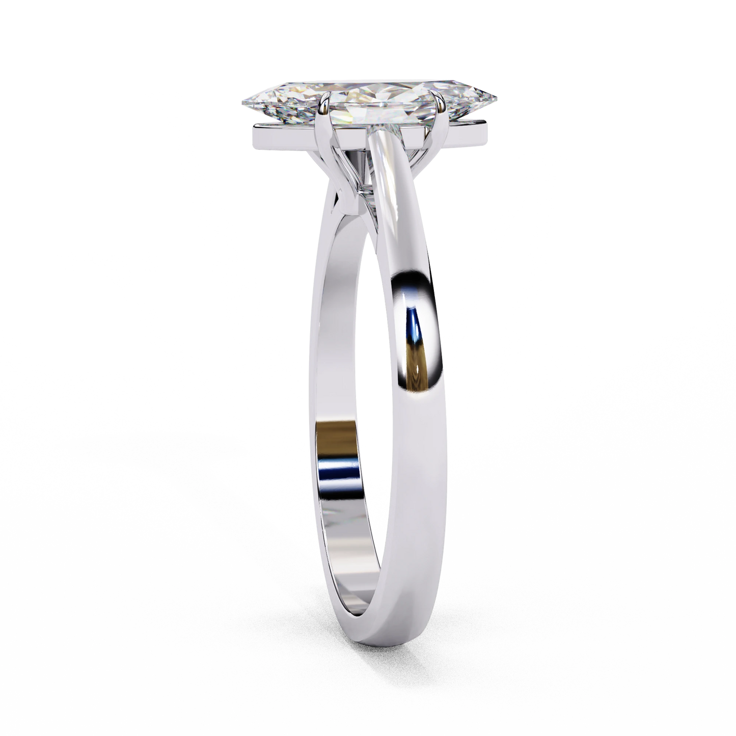 Frozen Marq - Pure Gold Lab Diamond Solitaire Ring