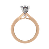 Lukson Rosé Knot Gold Lab Grown Diamond Solitaire Ring Online