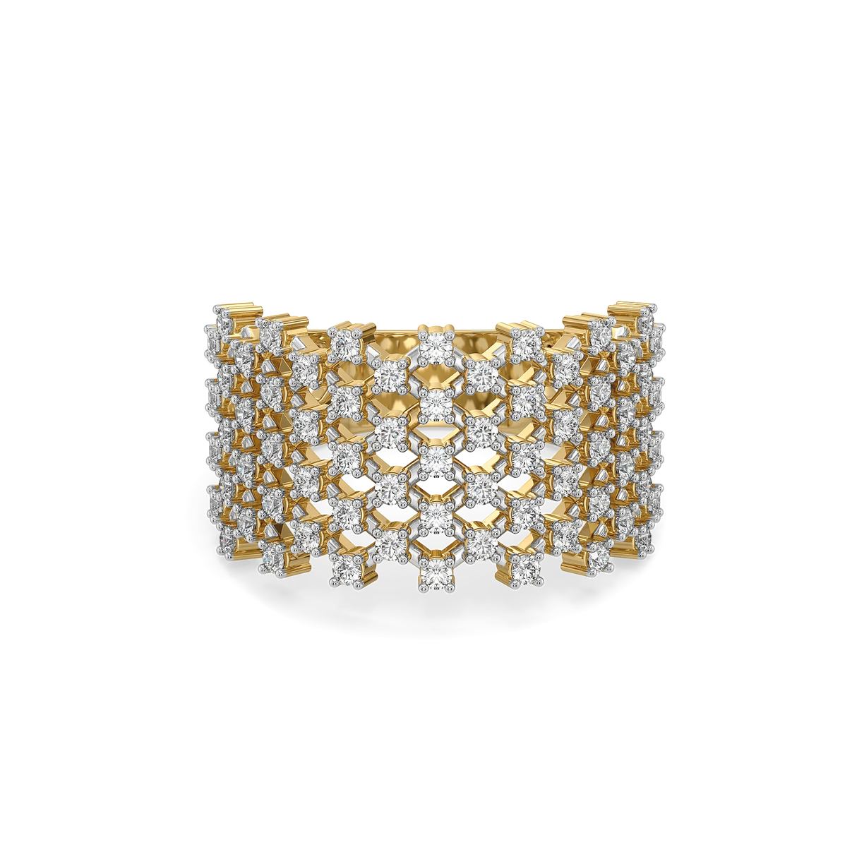 Moonlace Majesty - Pure Gold Lab Diamond Ring