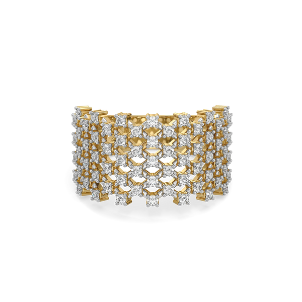 Lukson Moonlace Majesty 14K Gold Lab Grown Diamond Ring