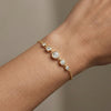 Solitaire Drops - Pure Gold Lab Diamond Bracelet