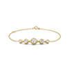 Solitaire Drops - Pure Gold Lab Diamond Bracelet