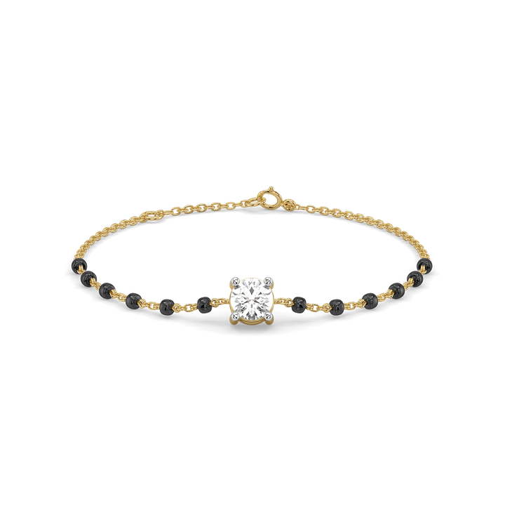One Promise - Pure Gold Lab Diamond Mangalsutra Bracelet