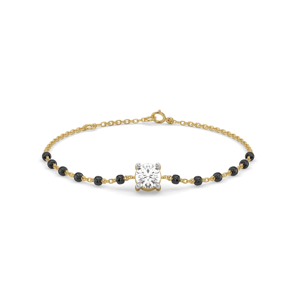 One Promise - Pure Gold Lab Diamond Mangalsutra Bracelet
