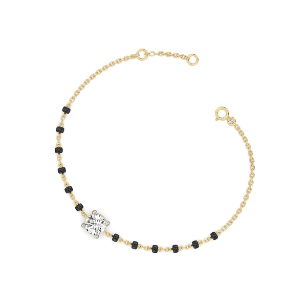 One Promise - Pure Gold Lab Diamond Mangalsutra Bracelet