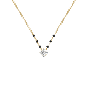 One Promise - Pure Gold Lab Diamond Mangalsutra Necklace