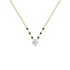 Lukson One Promise - Pure Gold Lab Grown Diamond Mangalsutra Necklace