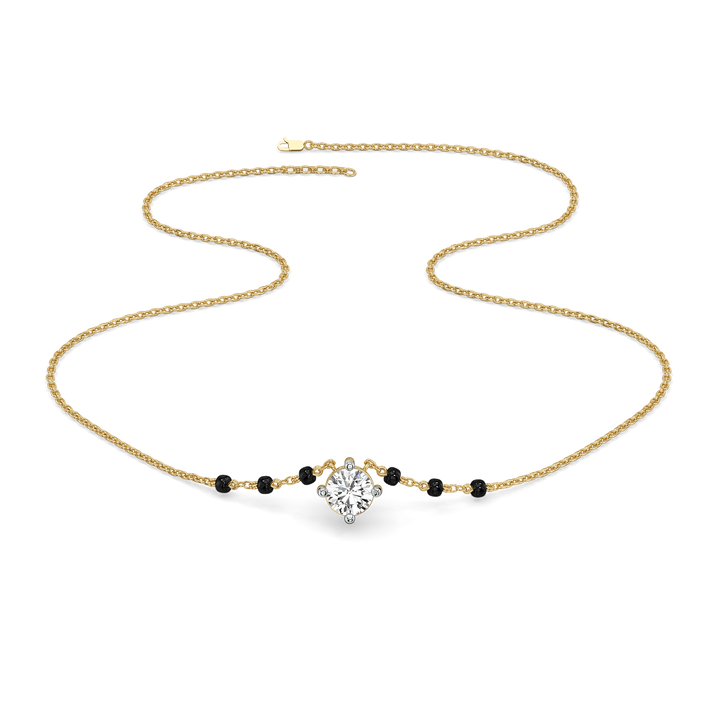 One Promise - Pure Gold Lab Diamond Mangalsutra Necklace