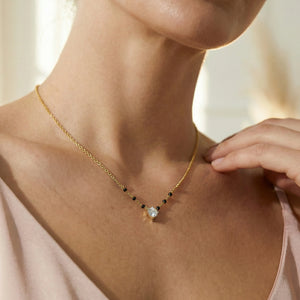 One Promise - Pure Gold Lab Diamond Mangalsutra Necklace