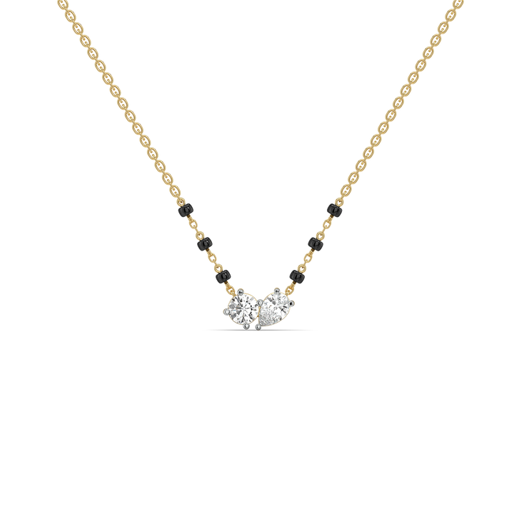 Soul Promise - Pure Gold Lab Diamond Mangalsutra Necklace