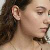 Stellar Circle - Pure Gold Lab Diamond Earrings
