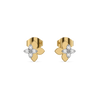 Jasmine Petals - Pure Gold Lab Diamond Earrings