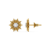 Sunflower - Pure Gold Lab Diamond Earrings