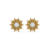 Sunflower - Pure Gold Lab Diamond Earrings