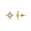 Polaris Compass - Pure Gold Lab Diamond Earrings