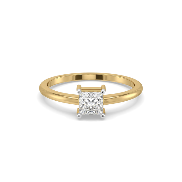Modern Muse - Pure Gold Lab Diamond Ring