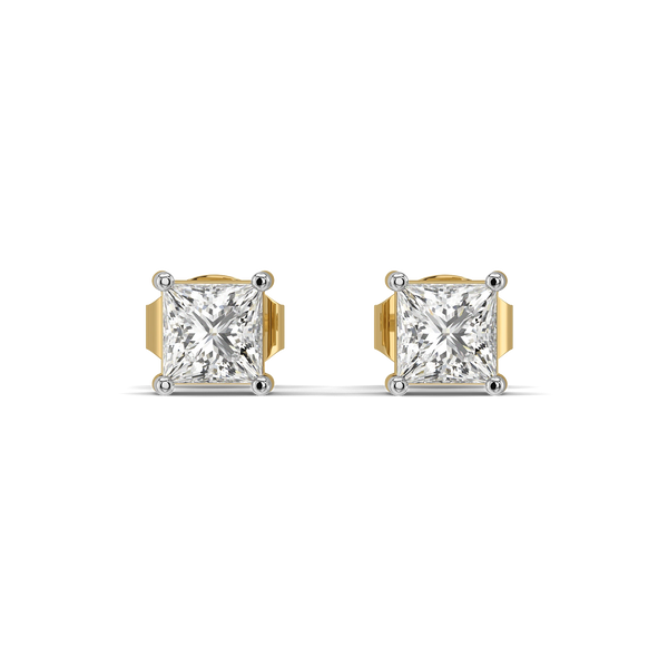 Modern Muse - Pure Gold Lab Diamond Stud Earrings