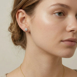 One & Only - Pure Gold Lab Diamond Solitaire Earrings