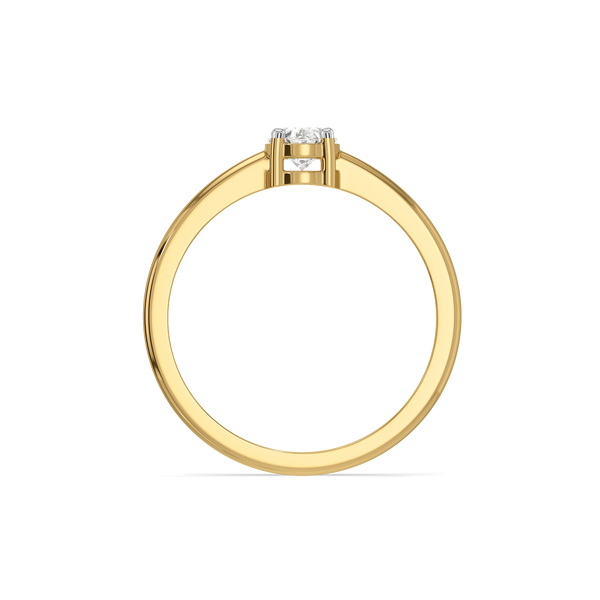 Aura Oval Solitaire - Pure Gold Lab Diamond Ring