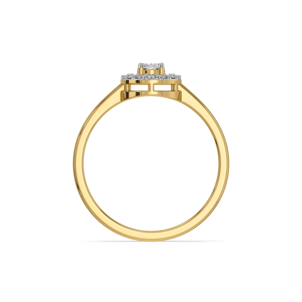 Empress Oval - Pure Gold Lab Diamond Solitaire Ring