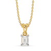 Lumina Emerald - Pure Gold Lab Diamond Pendant