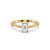 Lumina Emerald - Pure Gold Lab Diamond Ring