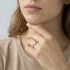 Lumina Emerald - Pure Gold Lab Diamond Ring
