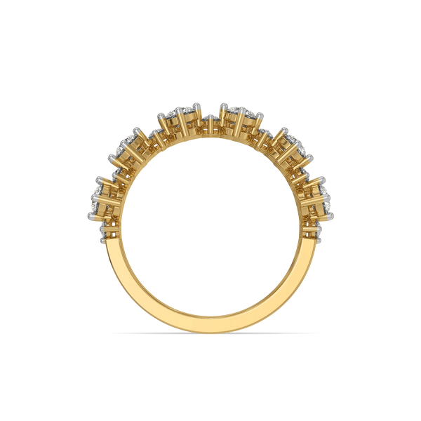 Open Mesh - Pure Gold Lab Diamond Ring