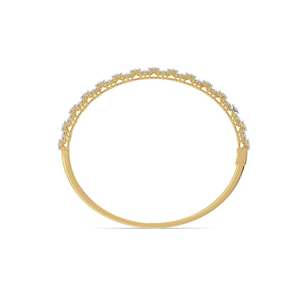 Netfall Pure Gold Lab Diamond Bangle