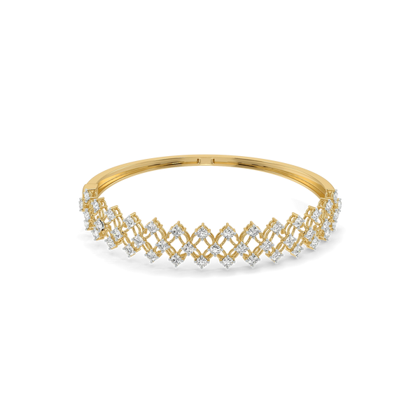 Netfall Pure Gold Lab Diamond Bangle