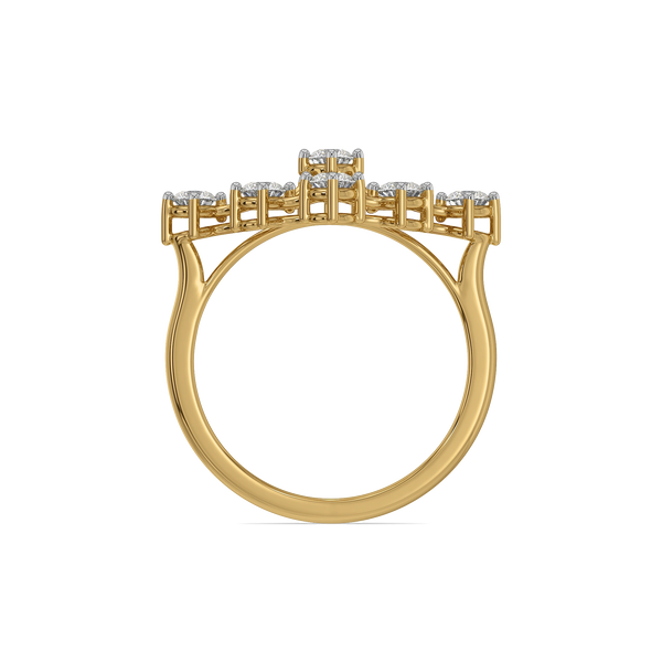 Netfall - Pure Gold Lab Diamond Ring