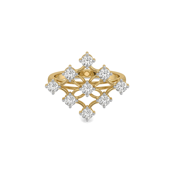 Netfall - Pure Gold Lab Diamond Ring