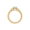 Deco Symmetry - Pure Gold Lab Diamond Trio Ring