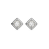 Sculpted Kite - Pure Gold Lab Diamond Brilliance Earrings