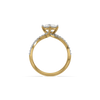 Entangled Brilliance - Pure Gold Lab Diamond Engagement Ring