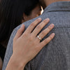 Asymmetric Love - Pure Gold Lab Diamond Engagement Ring