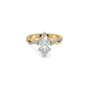 Intertwined Destiny - Pure Gold Lab Diamond Engagement Ring
