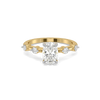 Scattered Sparkle - Pure Gold Lab Diamond Oval Ring
