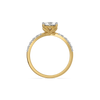 Butterfly Solitaire - Pure Gold Lab Diamond Engagement Ring