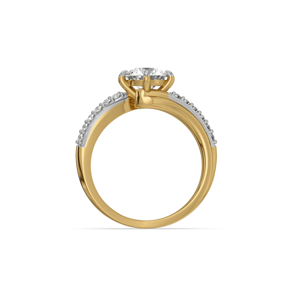 Enchanted Heart - Pure Gold Lab Diamond Engagement Ring