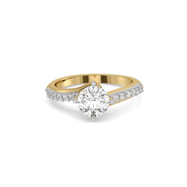 Enchanted Heart - Pure Gold Lab Diamond Engagement Ring