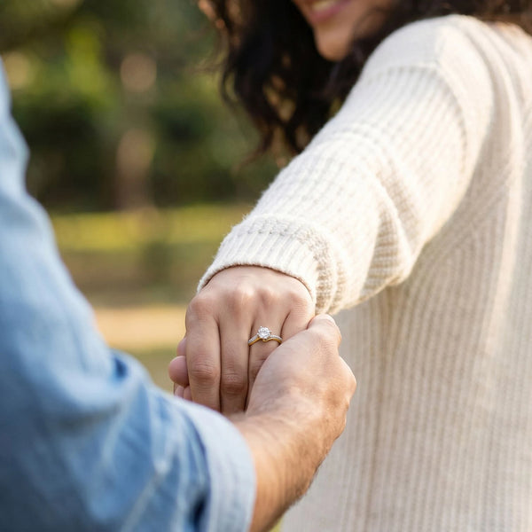 Enchanted Heart - Pure Gold Lab Diamond Engagement Ring