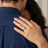 Golden Arch Marquise - Pure Gold Lab Diamond Bridal Ring Set